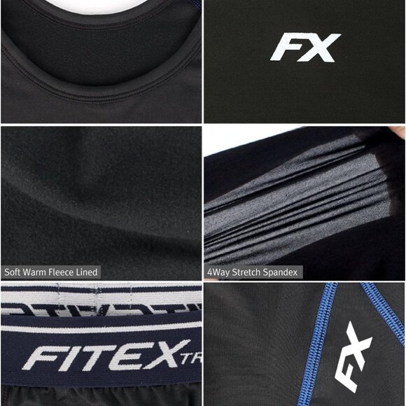 Ultimate Warmth: Women's Fleece Lined Performance Thermal Underwear, Black Small - Picture 4 of 5